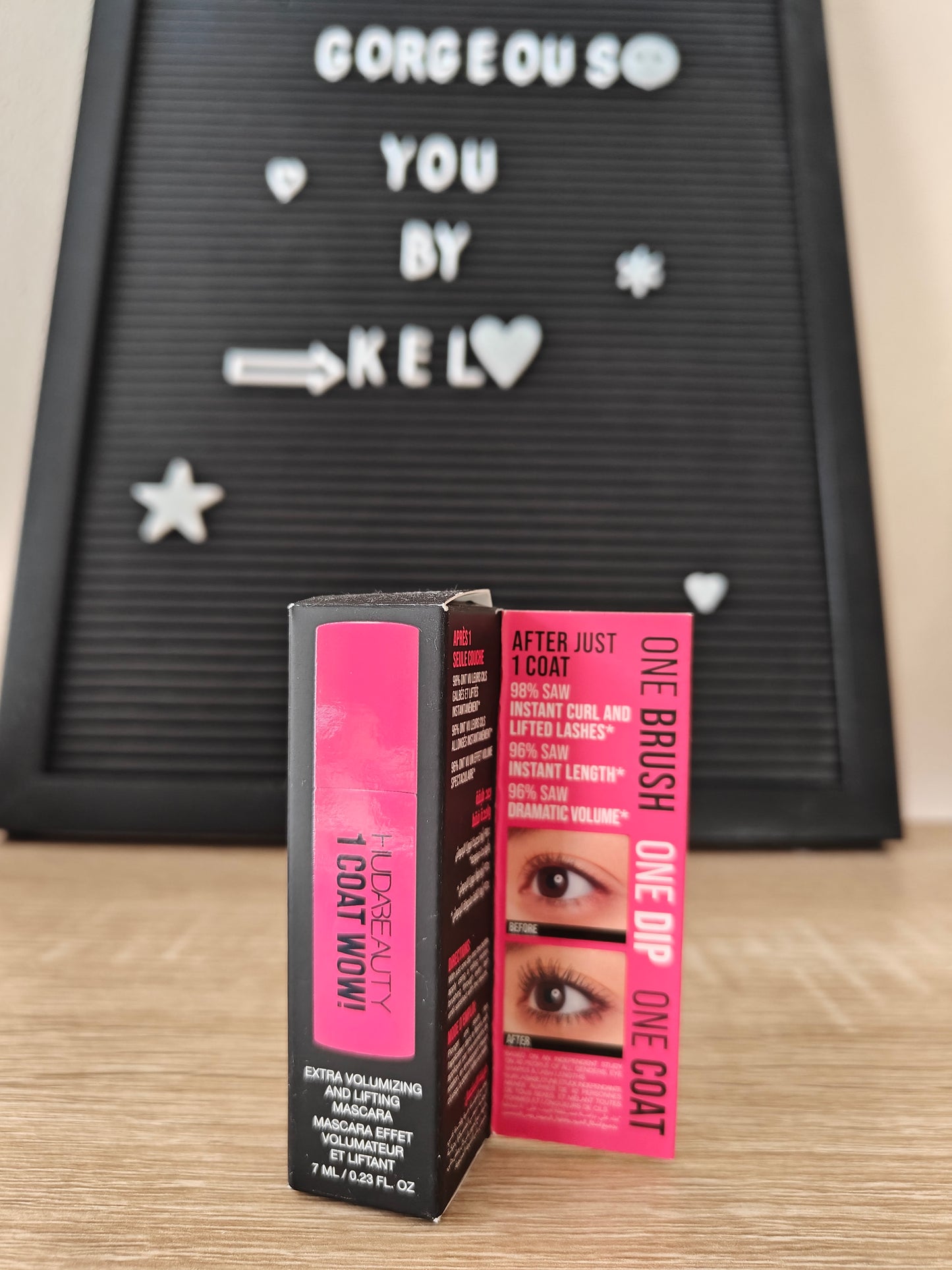 Huda Beauty Mascara 1 coat WOW