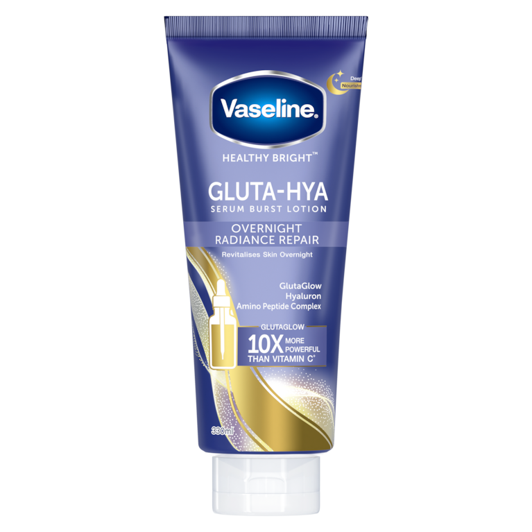 Vaseline Gluta Hya Serum Burst Lotion Overnight Radiance Repair