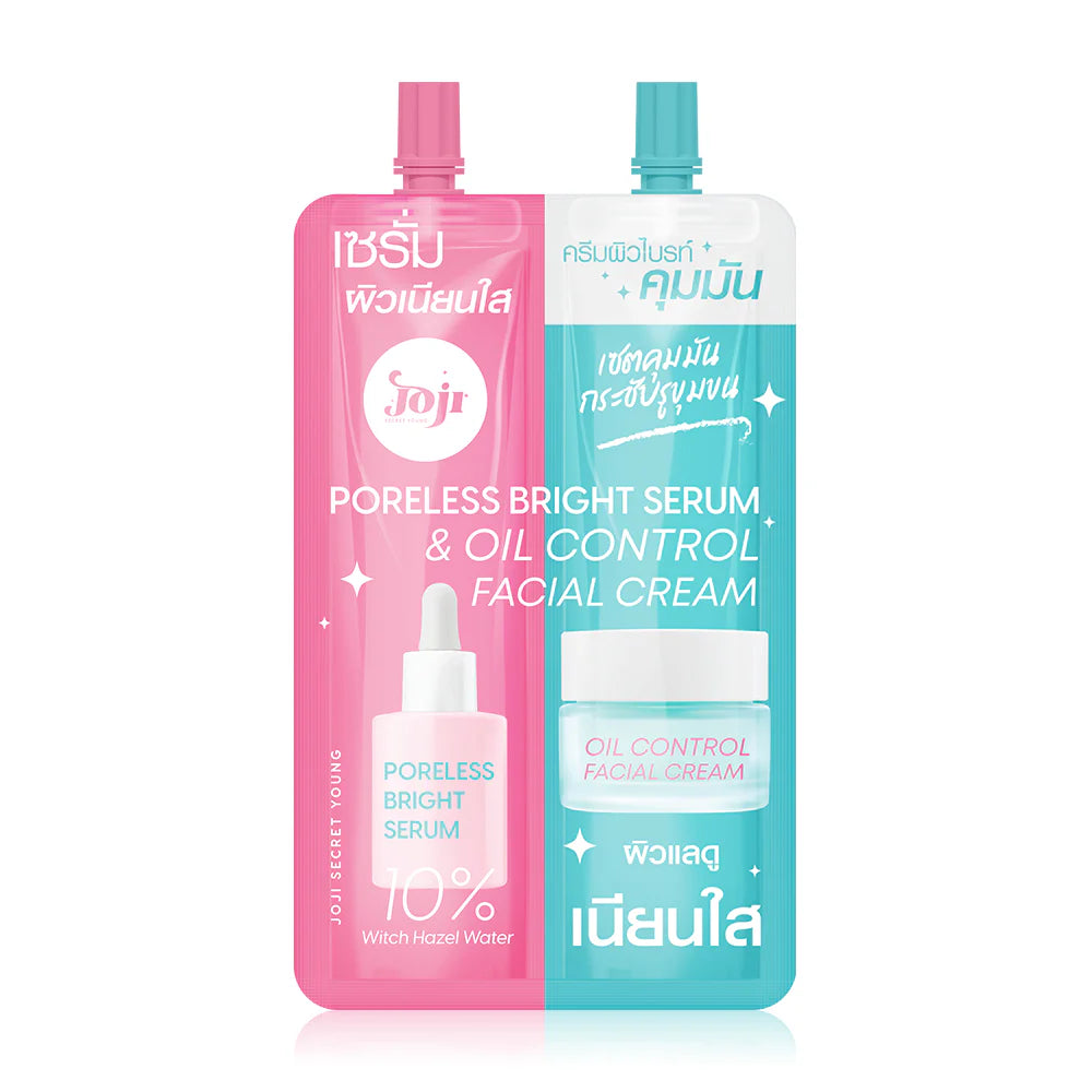 Poreless Bright Serum & Oil control facial cream