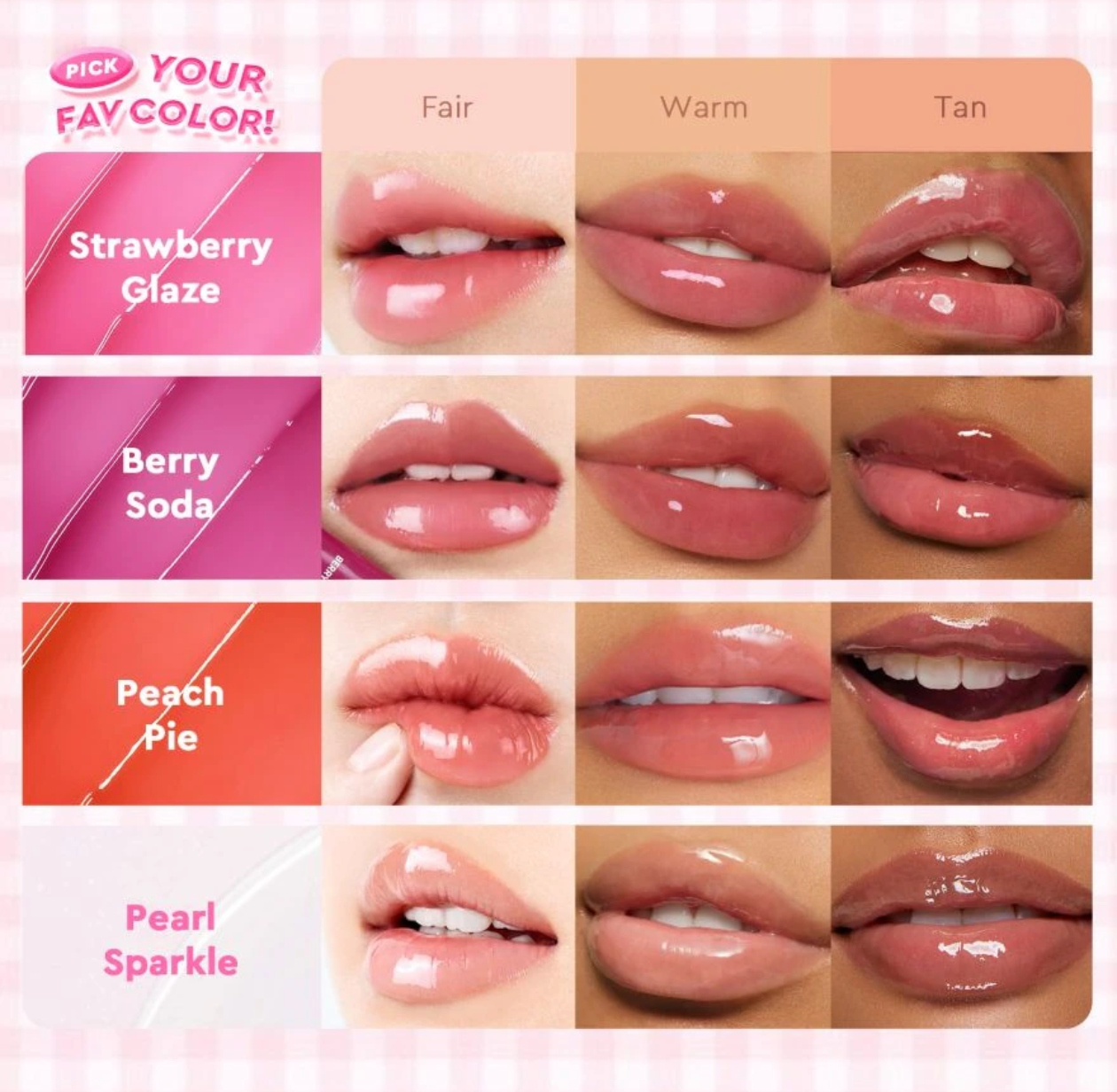 Glad2glow Brightening Charm Lip Serum Pearl Sparkle