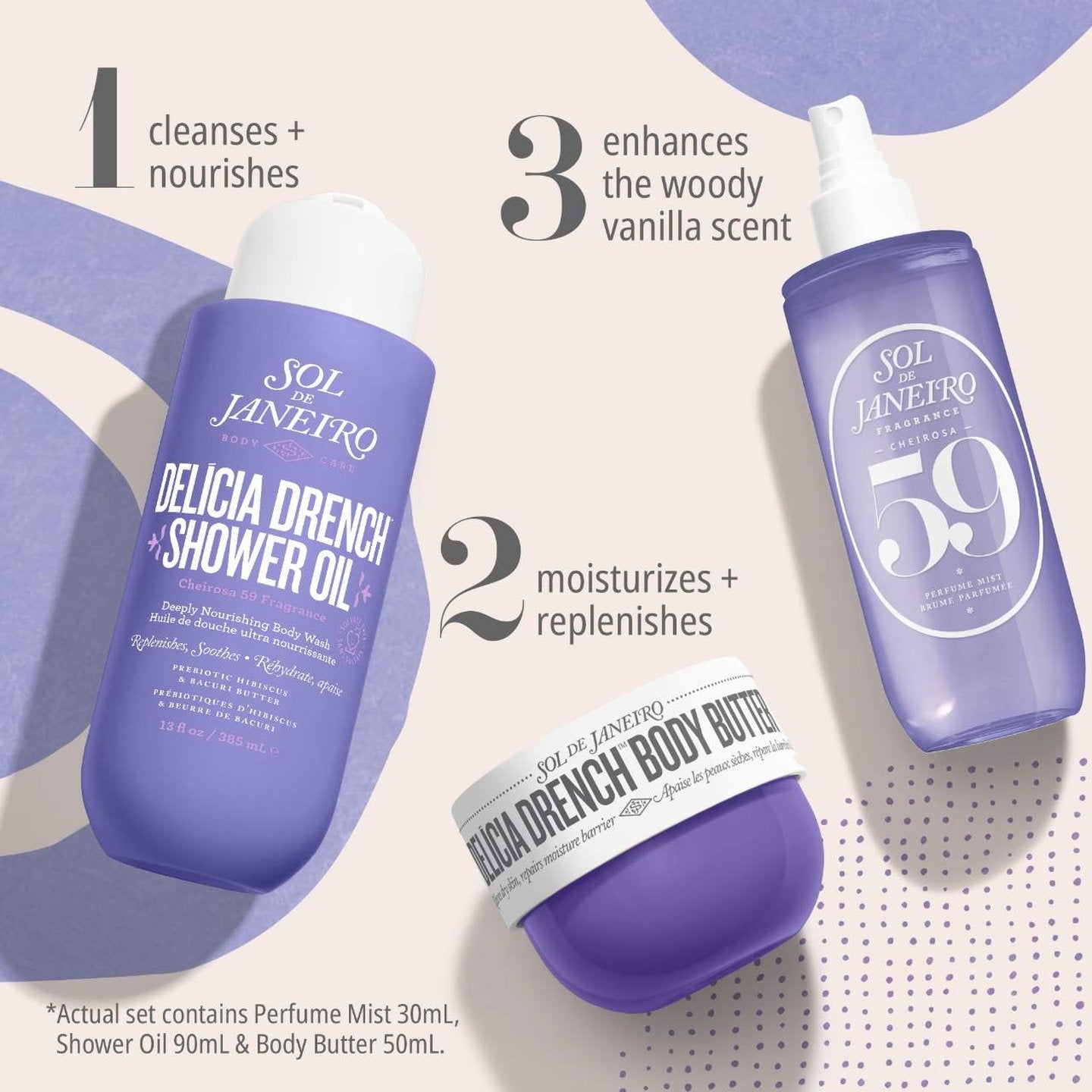 Delicia Drench Jet set