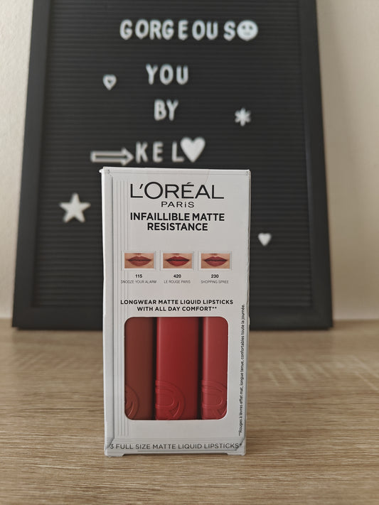 L'Oréal Paris Infaillible Matte Resistance Lipstick Set