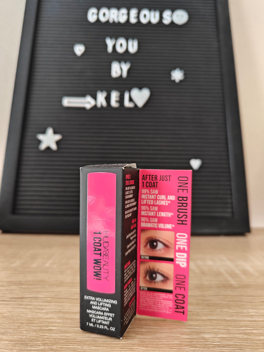 Huda Beauty Mascara 1 coat WOW