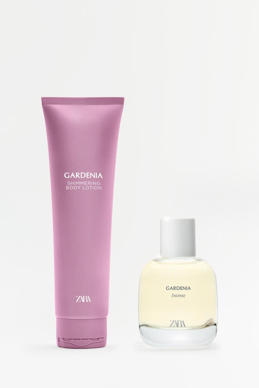 Zara Gardenia perfume and shimmering lotion