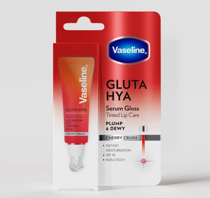 Vaseline Gluta-Hya Lip Serum Gloss Cherry Crush 10ml