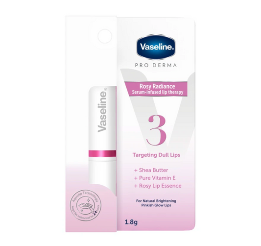 Vaseline Pro Derma Lip Care Rosy Glow Serum Infused 1.8 G