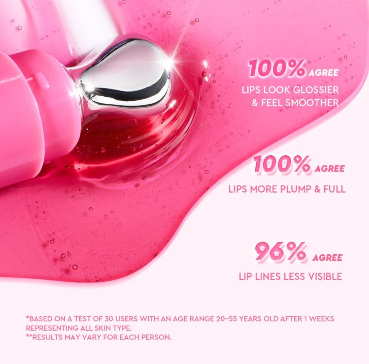 Glad2glow Brightening Charm Lip Serum Pearl Sparkle