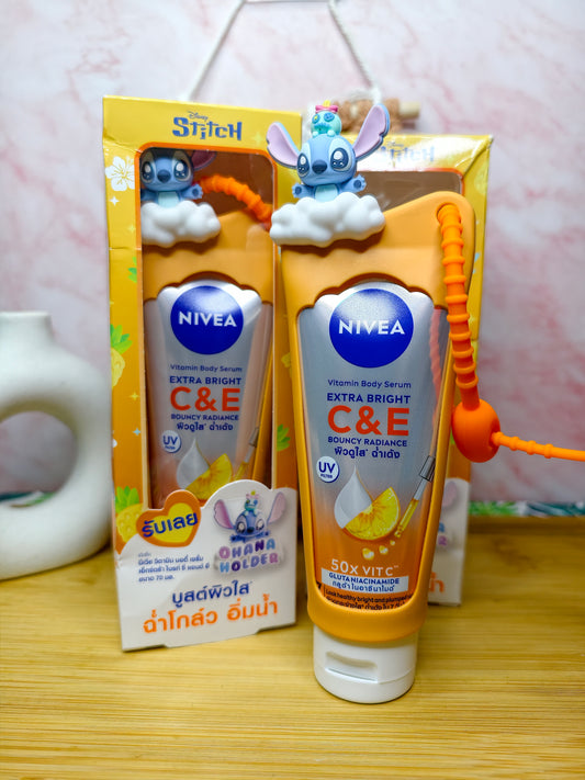 Nivea Extra Bright C & E Body Serum - Stitch Holder Edition