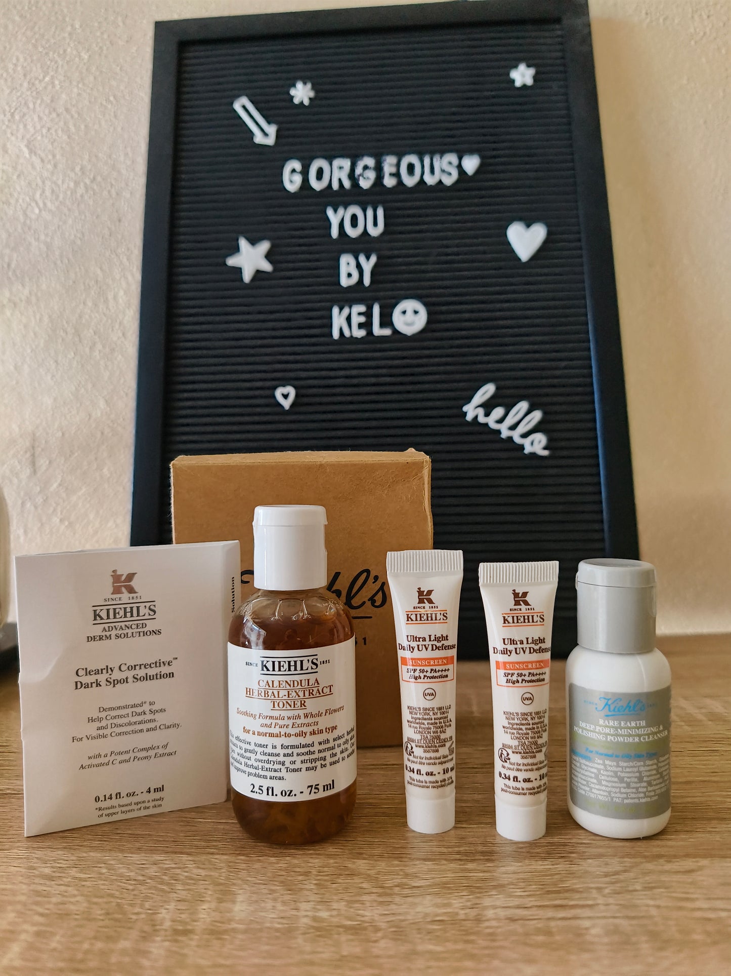 Kiehl's Travel size set