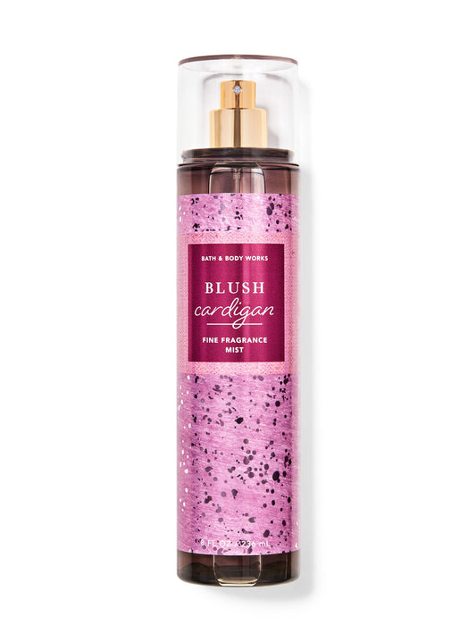 Blush cardigan bodymist