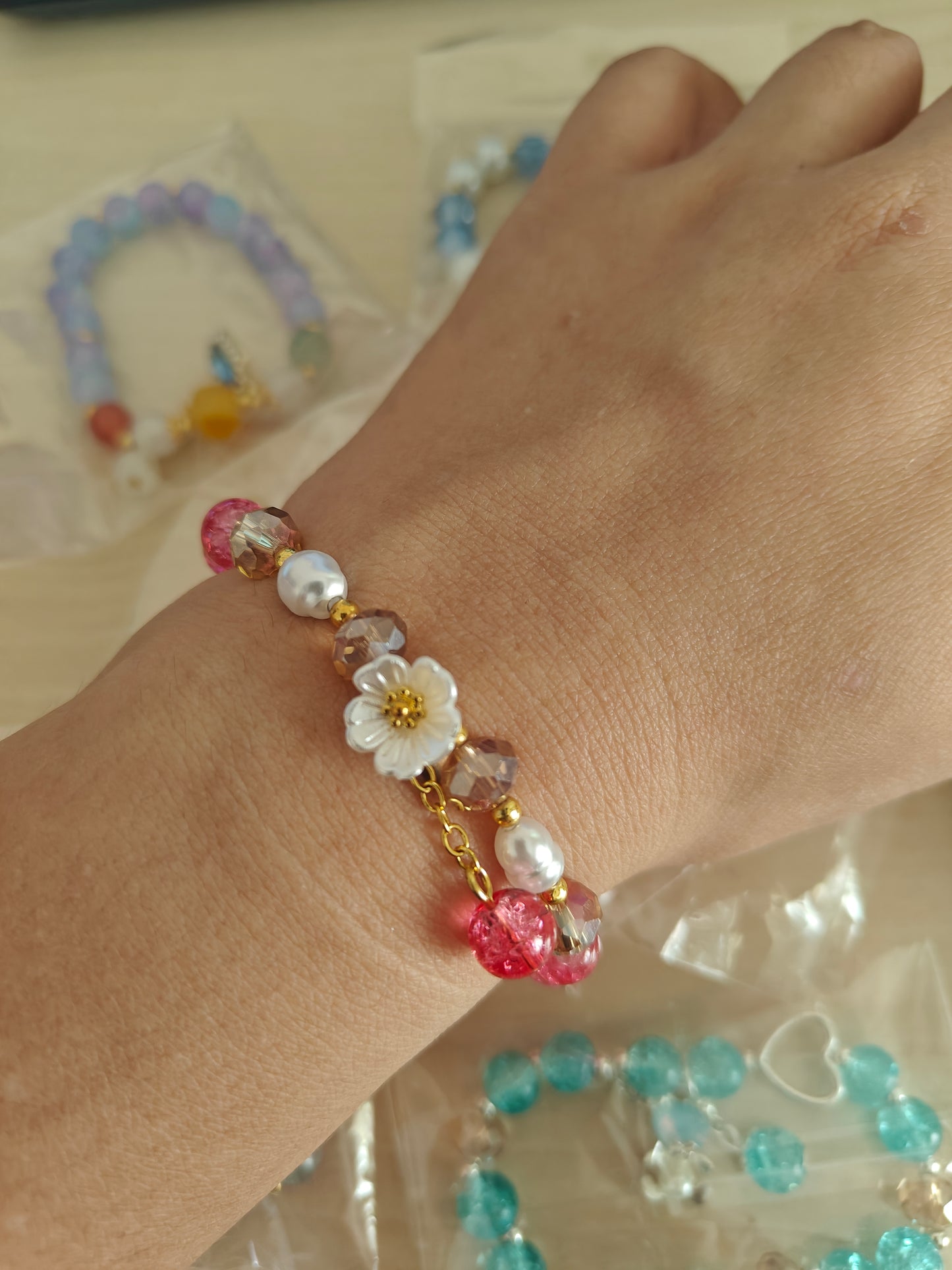 Beads Bracelet with charm