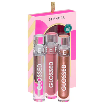 Glossed Lip Gloss Trio Gift Set