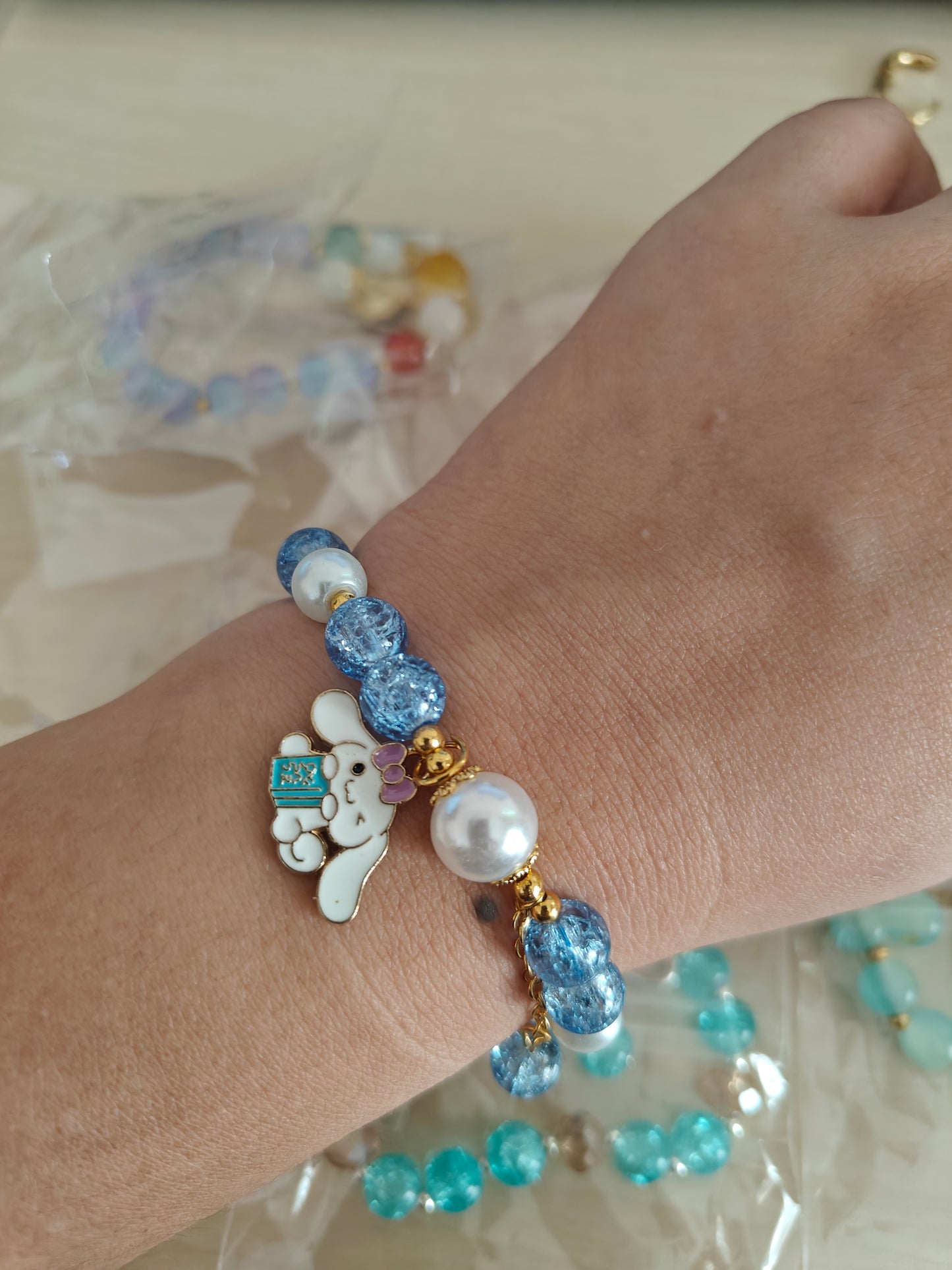 Beads Bracelet with charm