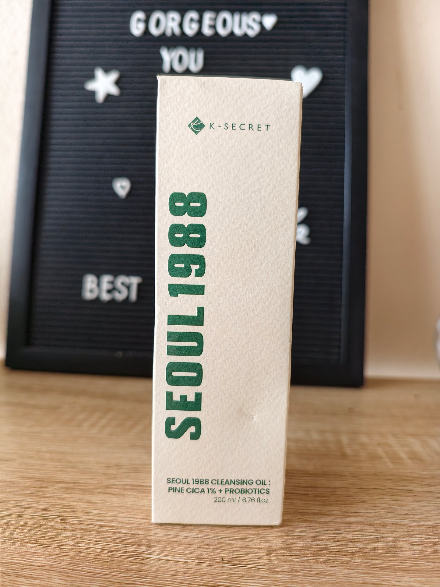 K-Secret Seoul 1988 Cleansing Oil: Pine Cica 1% + Probiotics