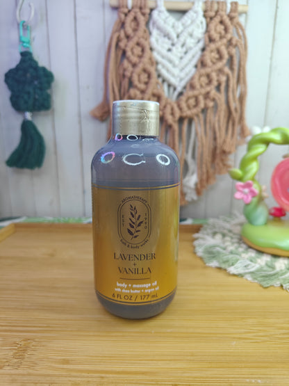 Lavender Vanilla
Body and Massage Oil