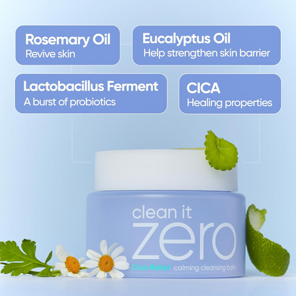 Clean It Zero Cica-Relief Calming Cleansing Balm 7ml