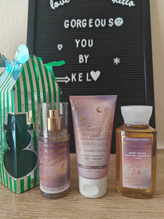 Snowflakes & Cashmere Travel size Giftset