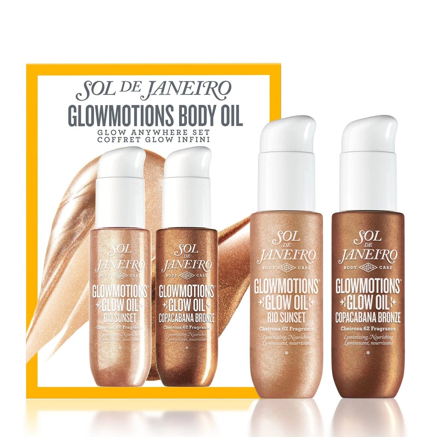 Glowmotions Body Oil Glow Anywhere Set