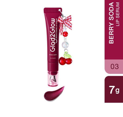Glad2glow Brightening Charm Lip Serum Berry Soda